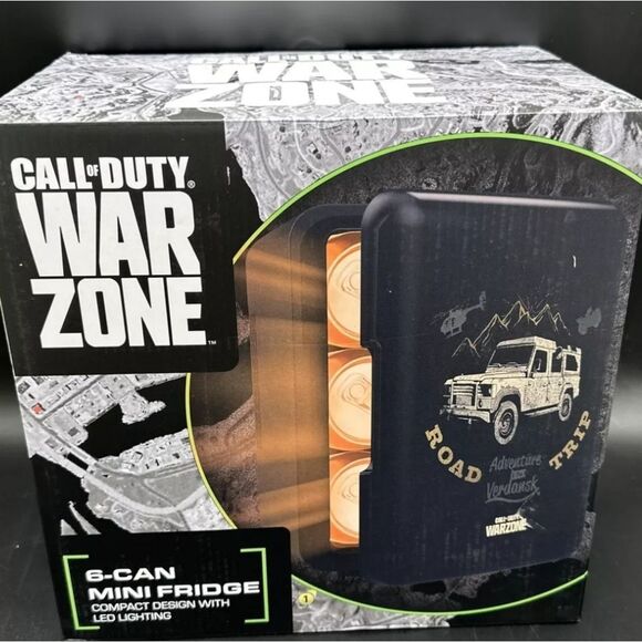 Call Of Duty War Zone 6-Can Mini Fridge - Picture 6 of 9